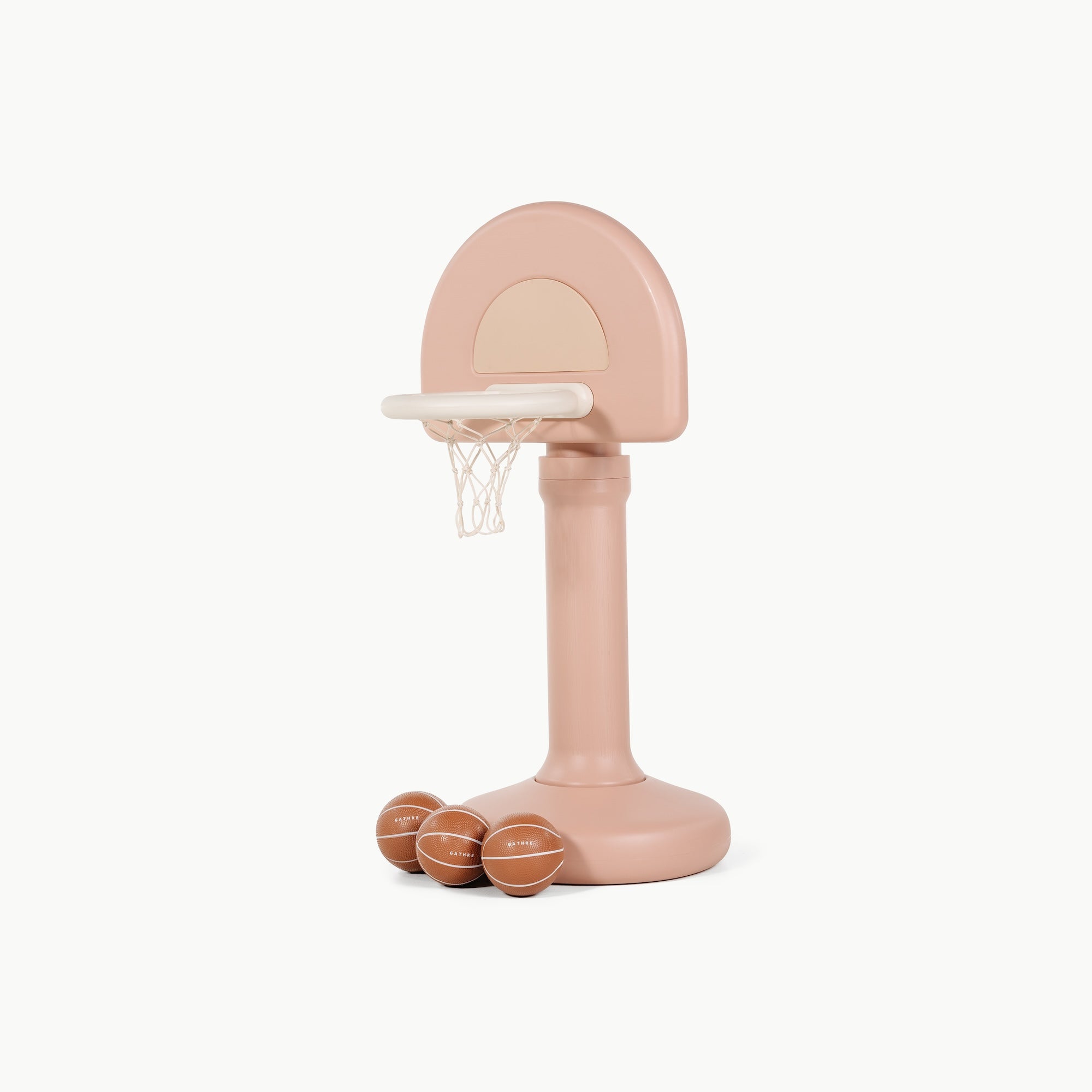 Tulle@Toddler basketball hoop designed for indoor and outdoor play