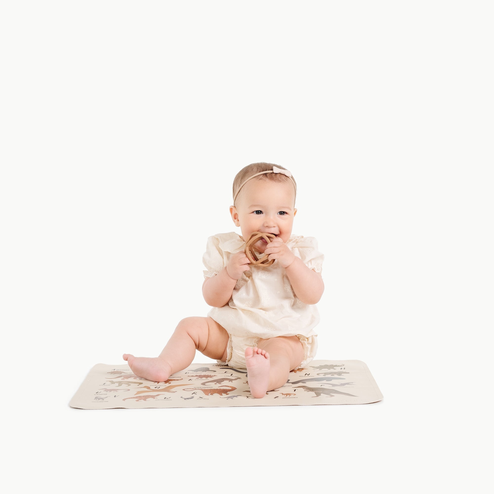 Dinosaur Alphabet (on sale)@baby sitting on micro mat