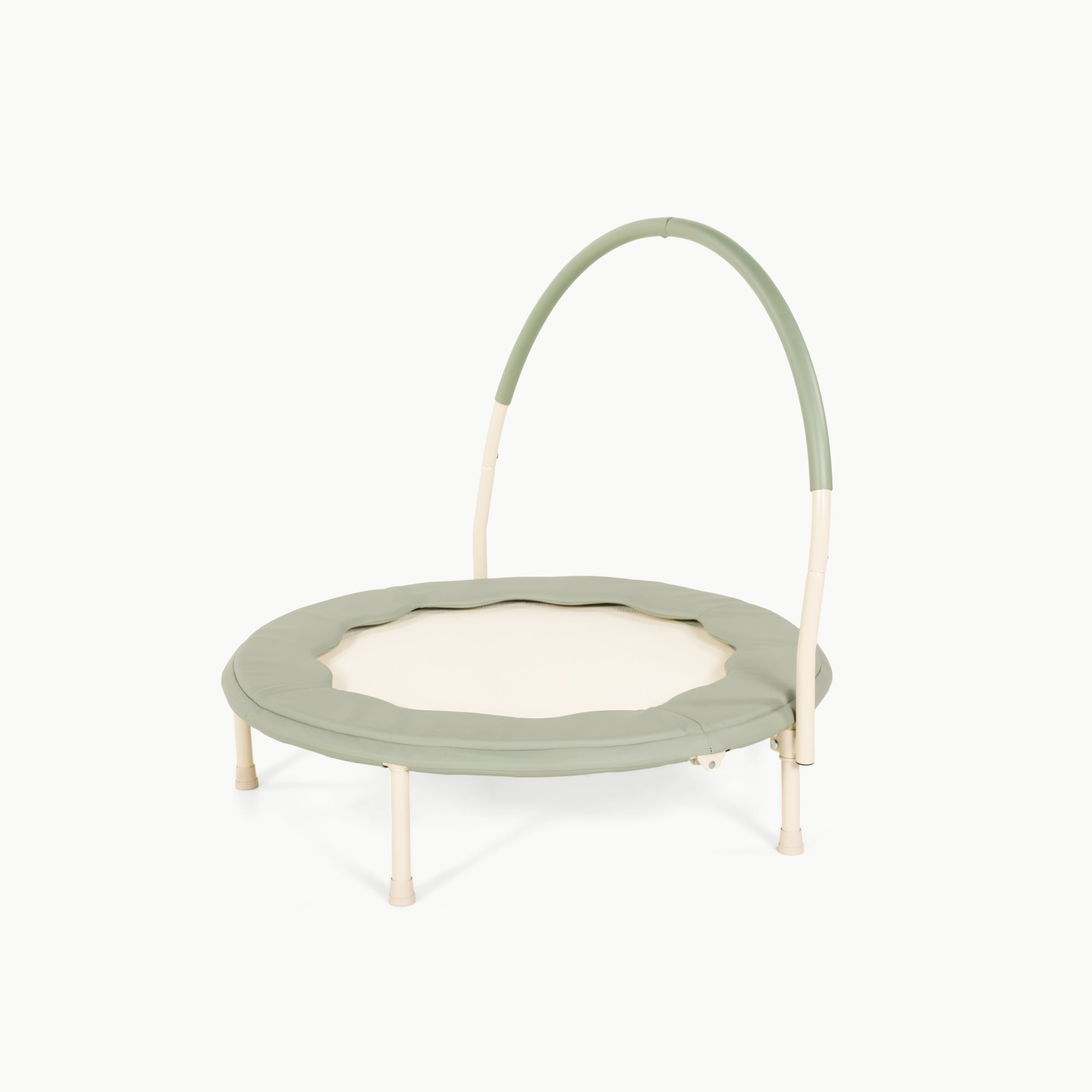 Palm Scallop@Minimalist kids trampoline designed to fit beautifully in shared living spaces