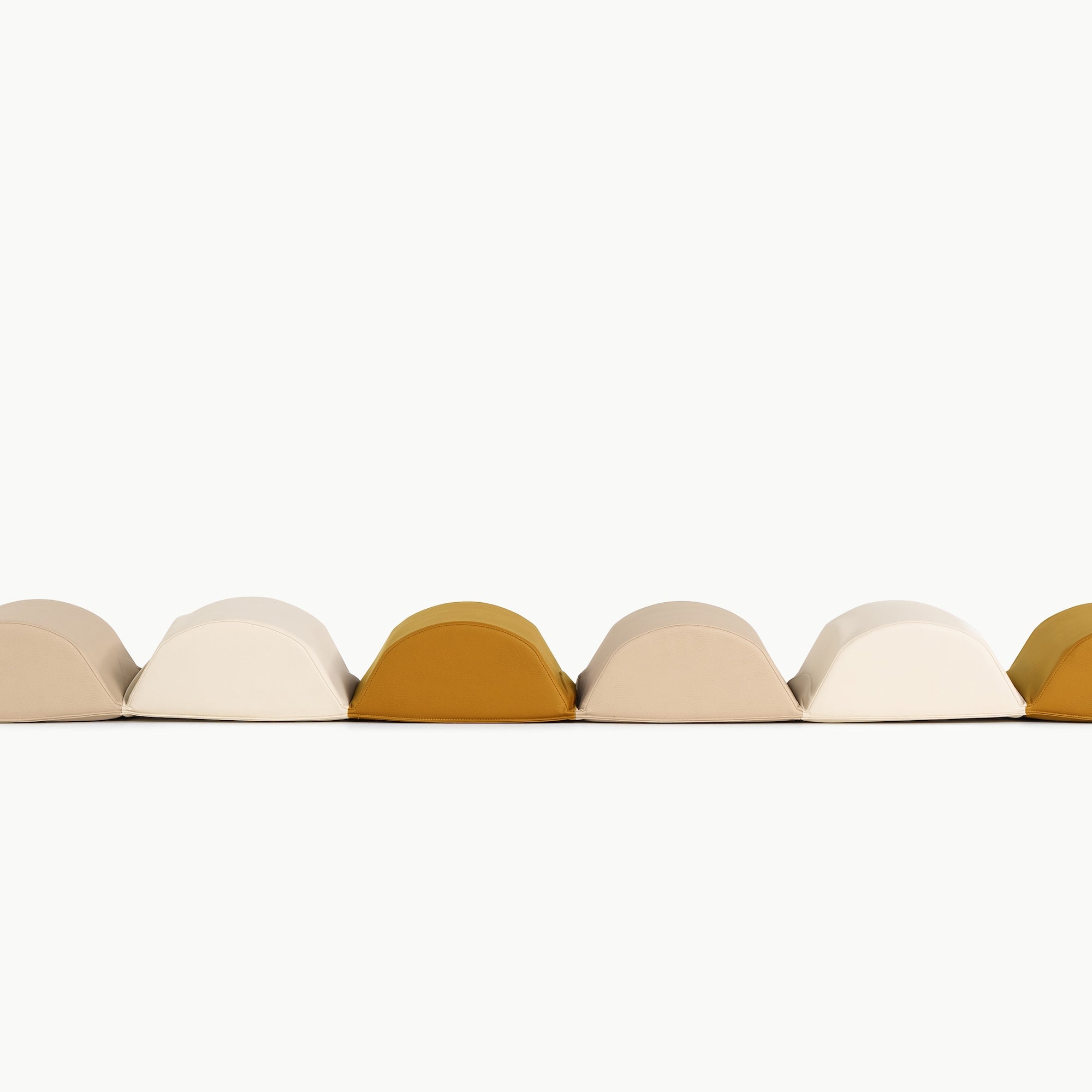 Ivory • Millet • Saffron@hex hopper laying flat