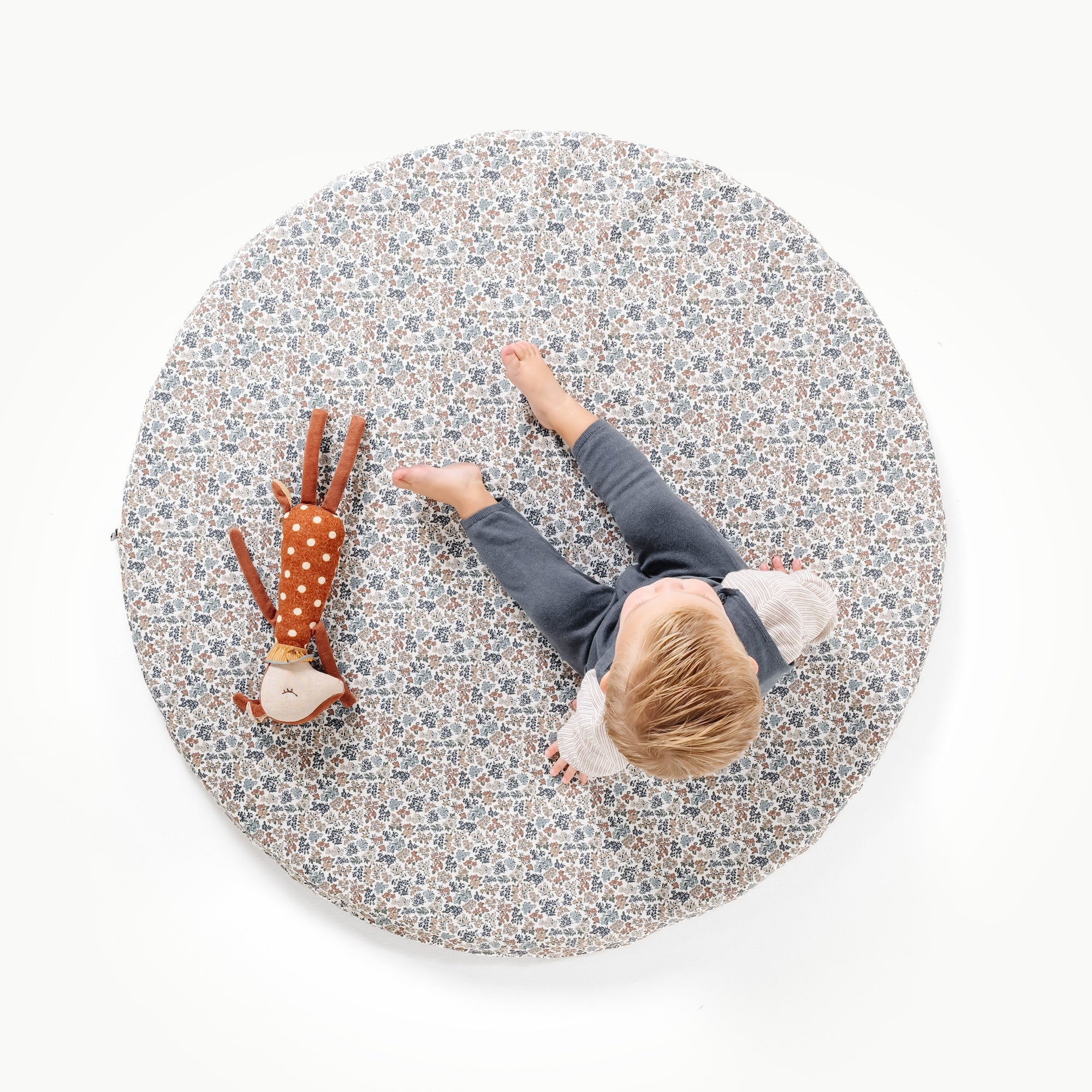 Joanna Bloom (on sale) / Circle@overhead image of little boy on padded mini
