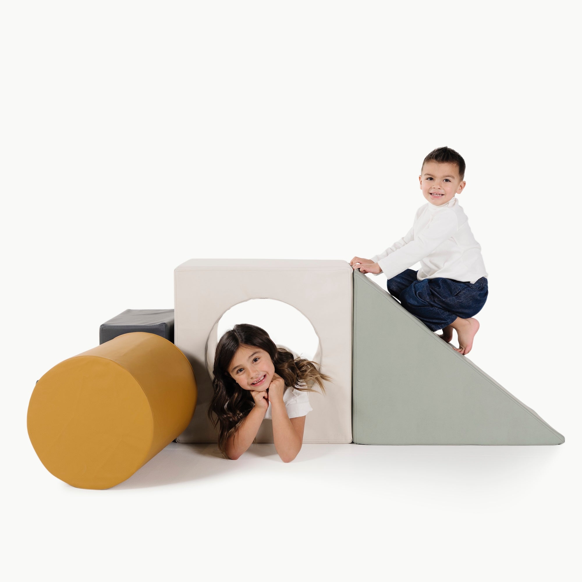 Palm • Dune • Saffron • Nightfall (on sale)@kids playing on the block playset