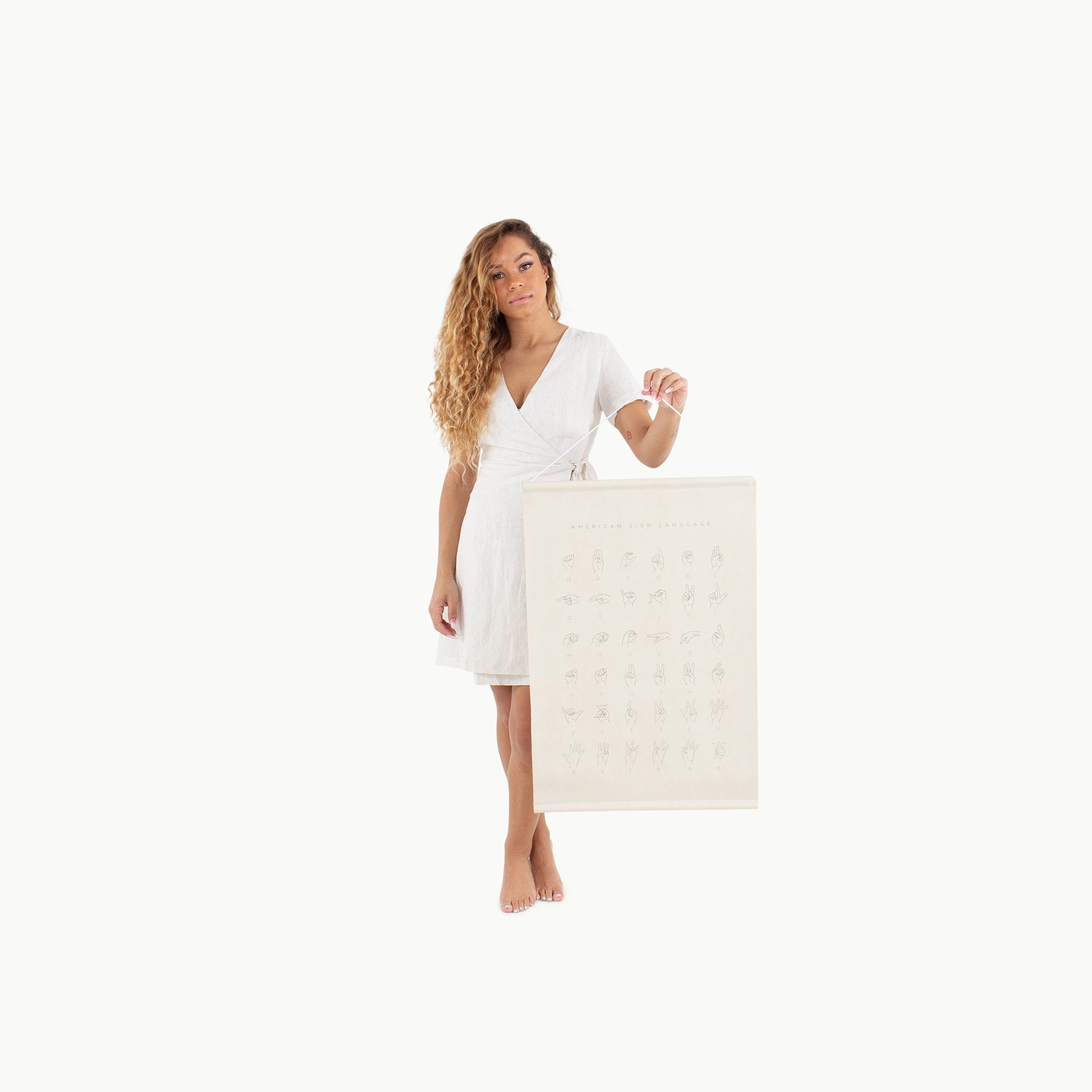ASL (on sale)@Woman holding the ASL Poster