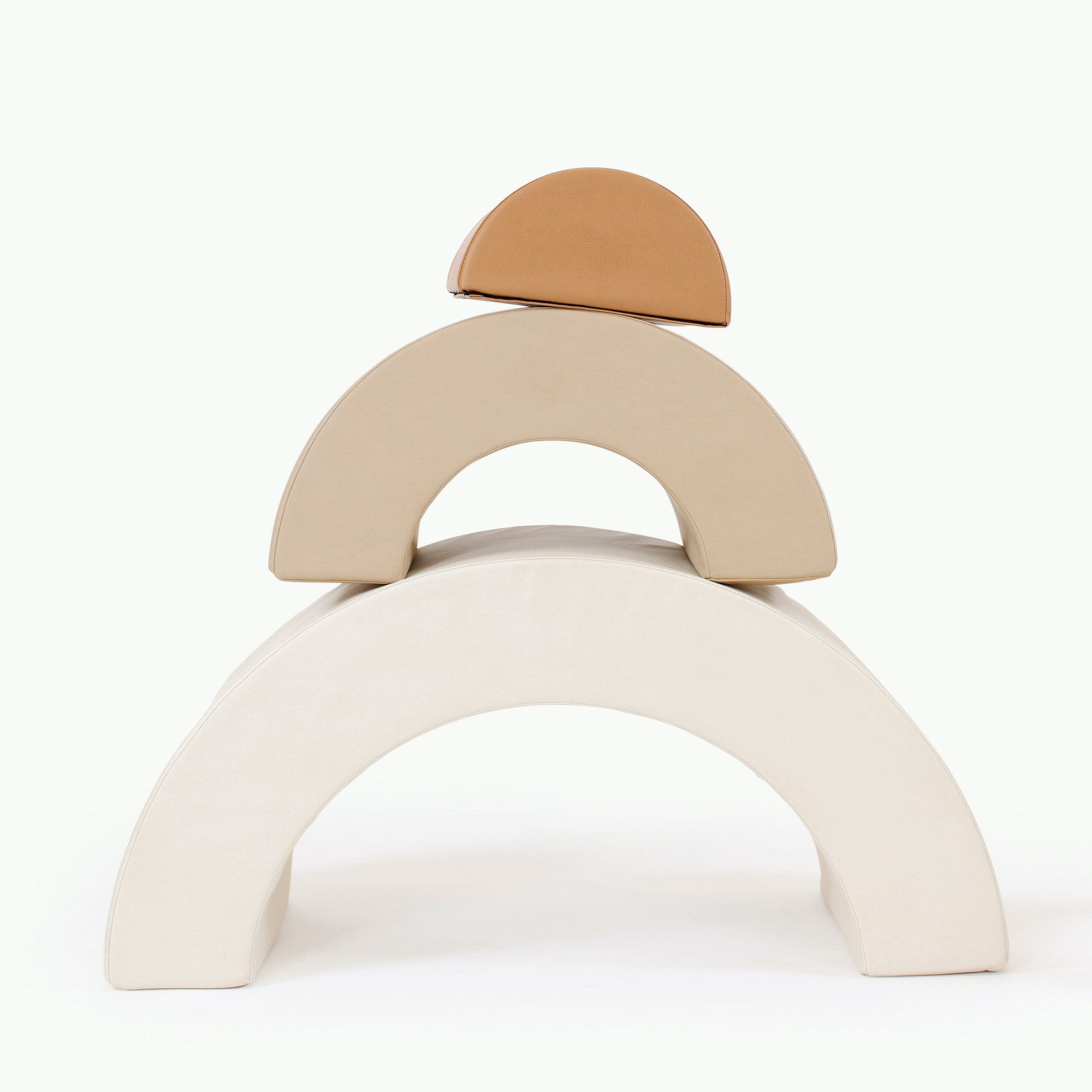 Ivory • Millet • Camel (on sale)@Camel Arc playset stacked up