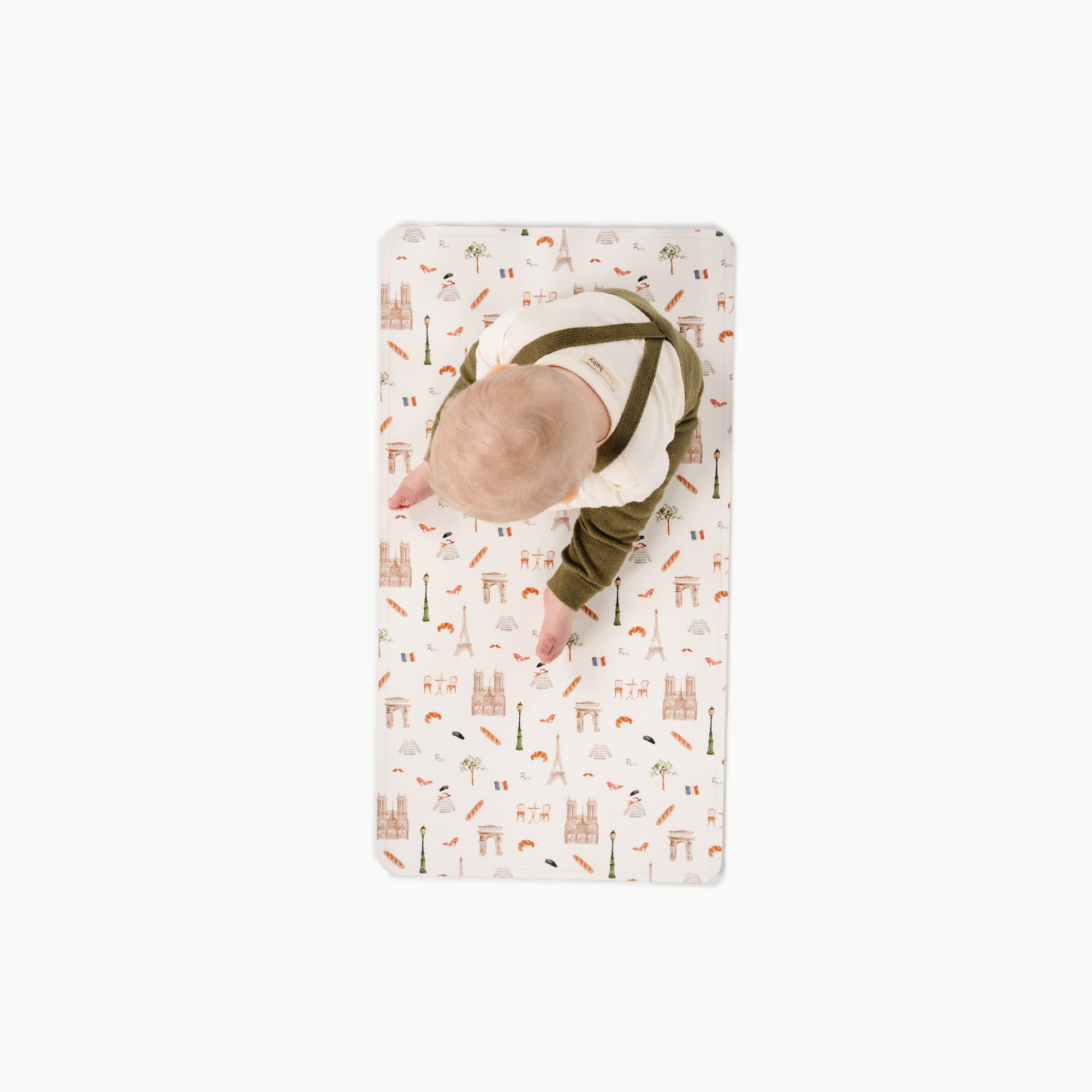 Paris (on sale)@overhead of baby on the paris micro+ mat