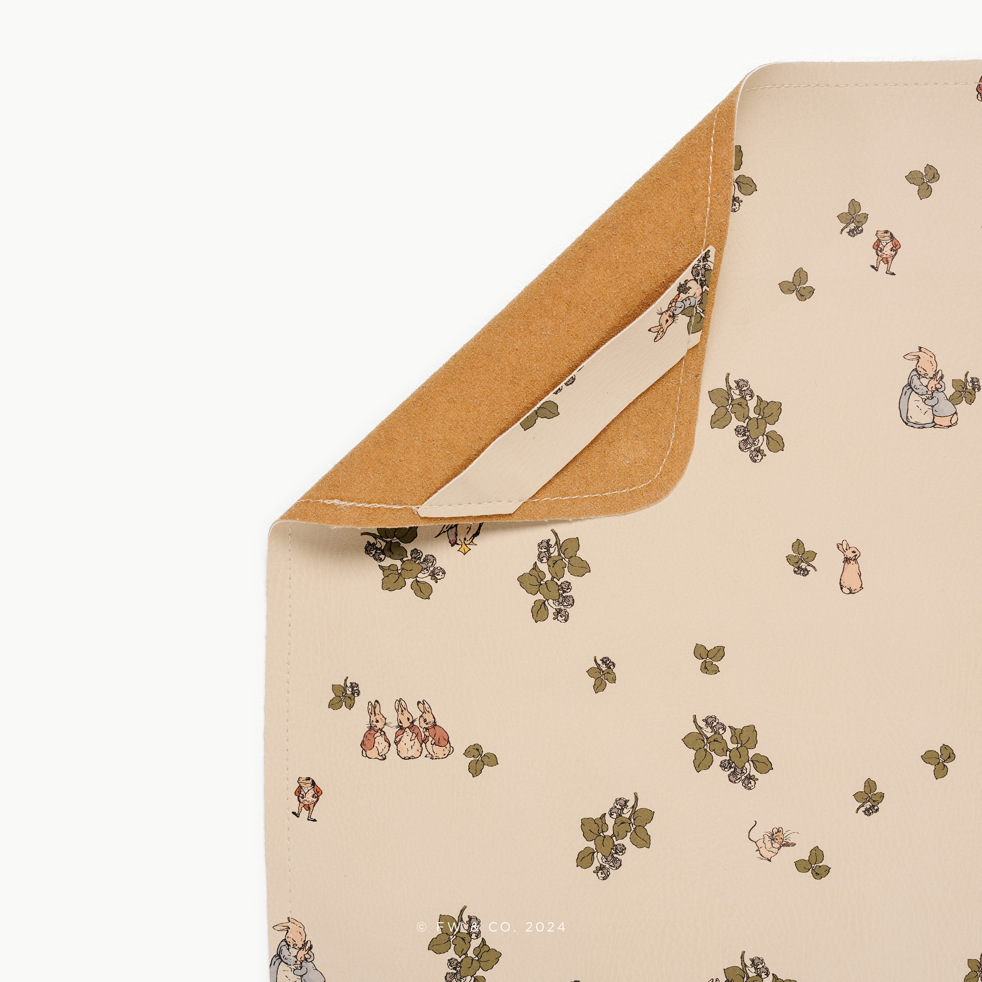 Peter Rabbit™ (on sale)@hanging tab detail of Peter Rabbit™ print