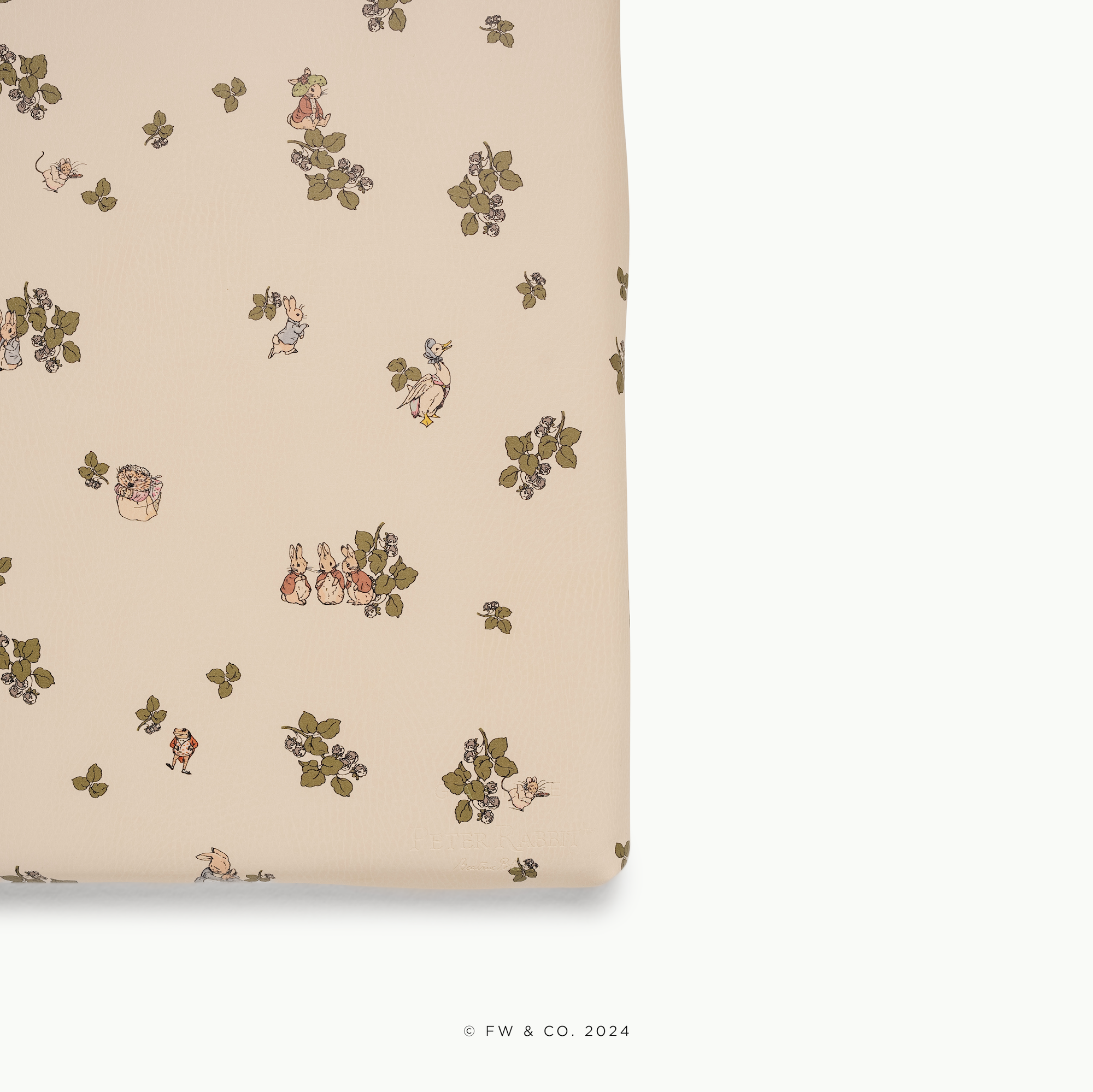 Peter Rabbit™ (on sale)@deboss detail of Peter Rabbit™ padded micro+