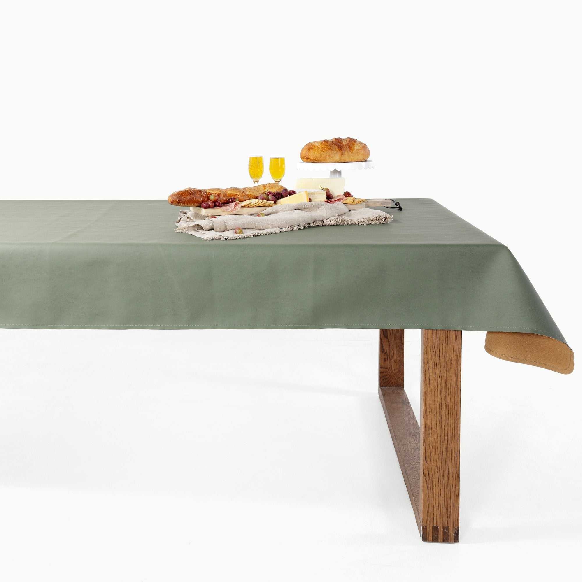 Thyme@Thyme tablecloth on table