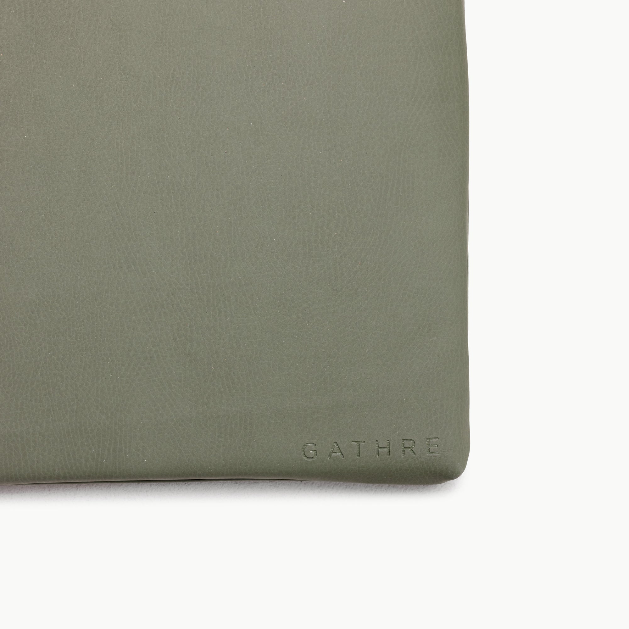 Thyme@Gathre deboss on the Thyme Padded Micro+