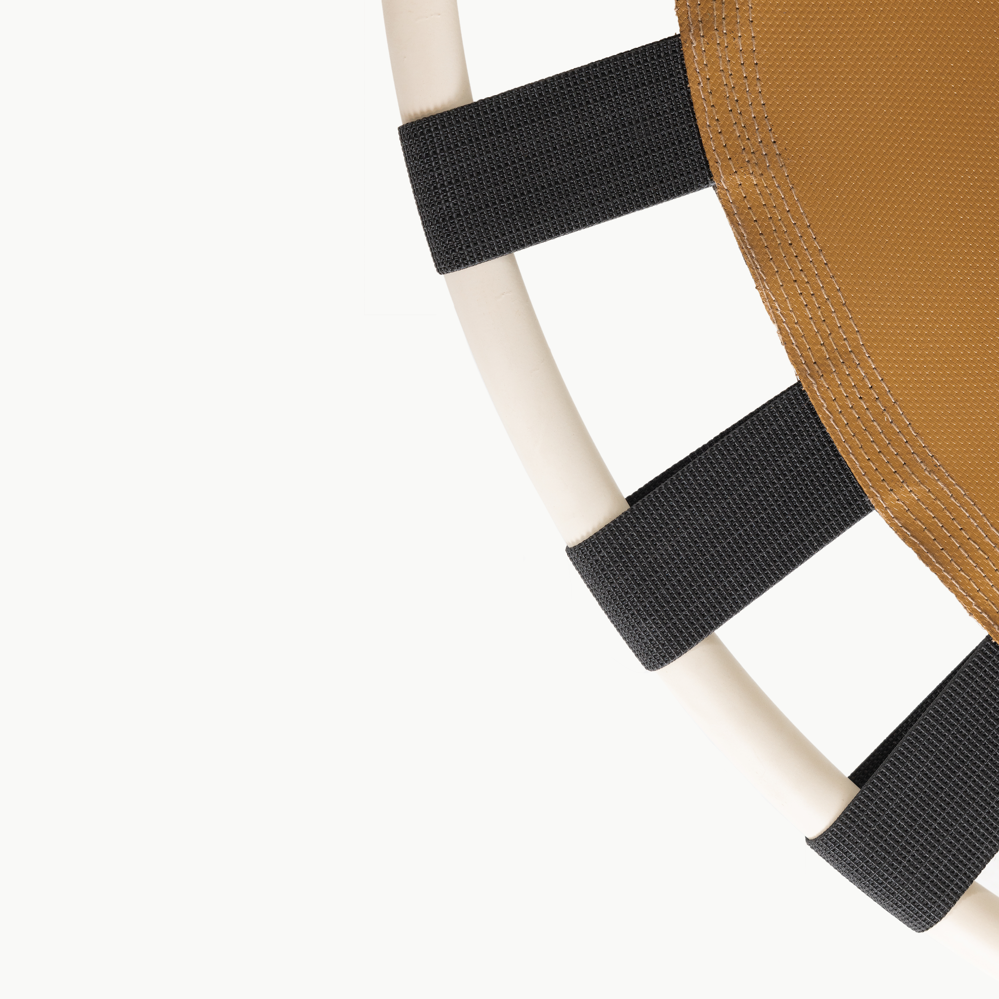 Ivory@Close-up of durable indoor trampoline designed for toddlers and young children