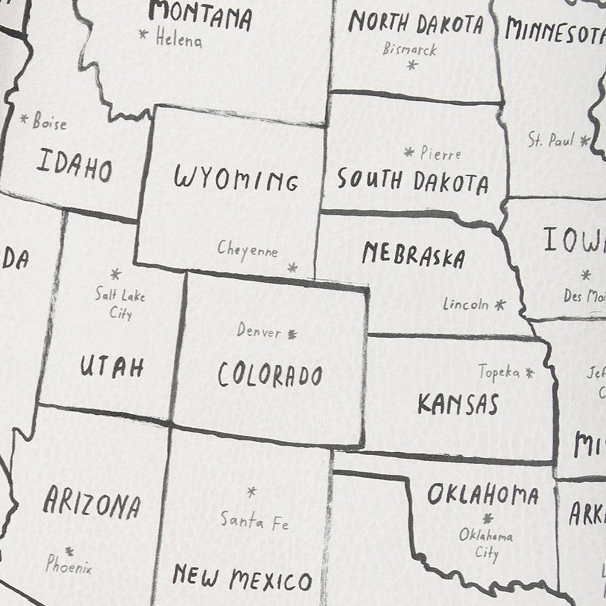 USA Map@USA Map Swatch