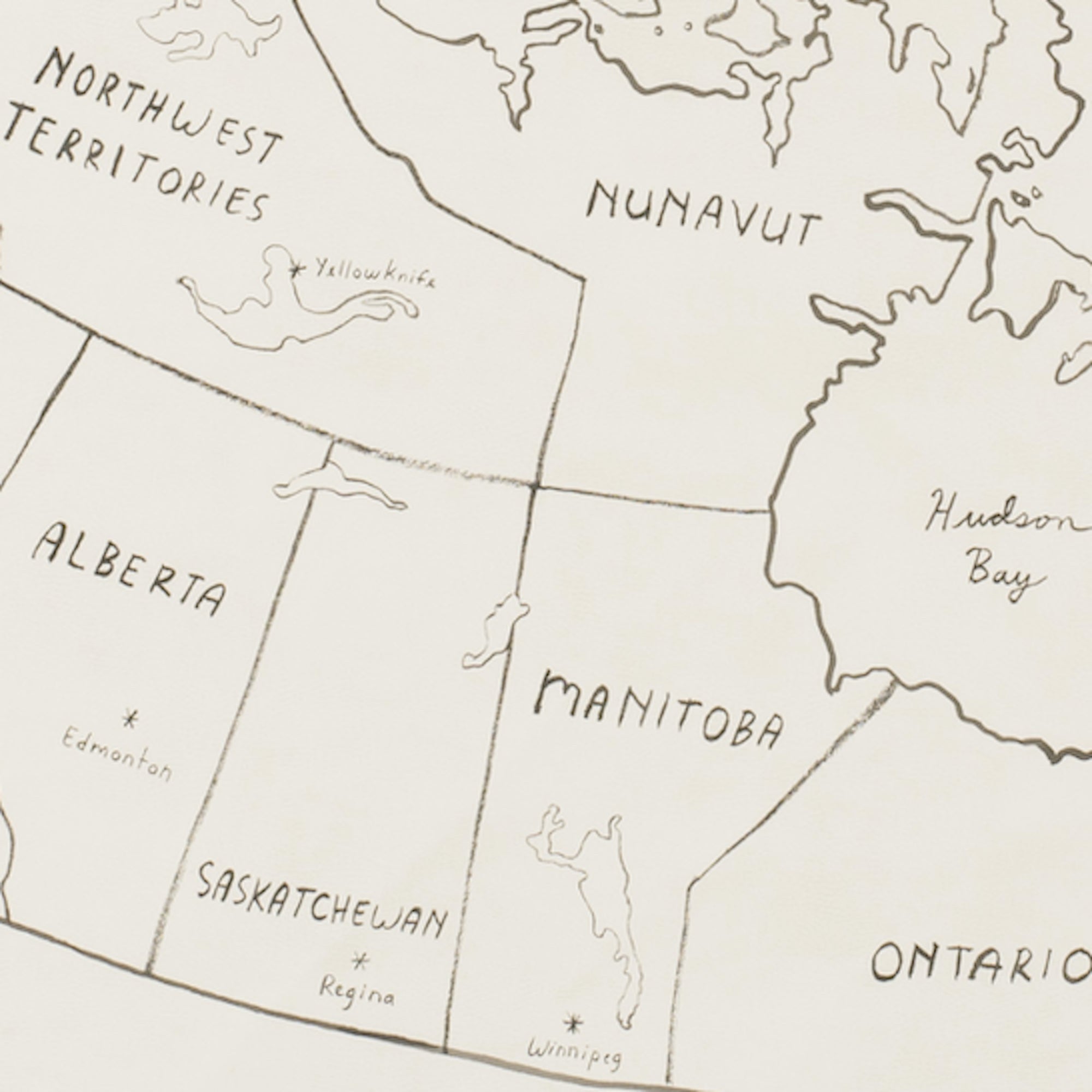 Canada Map@Canada Map Swatch
