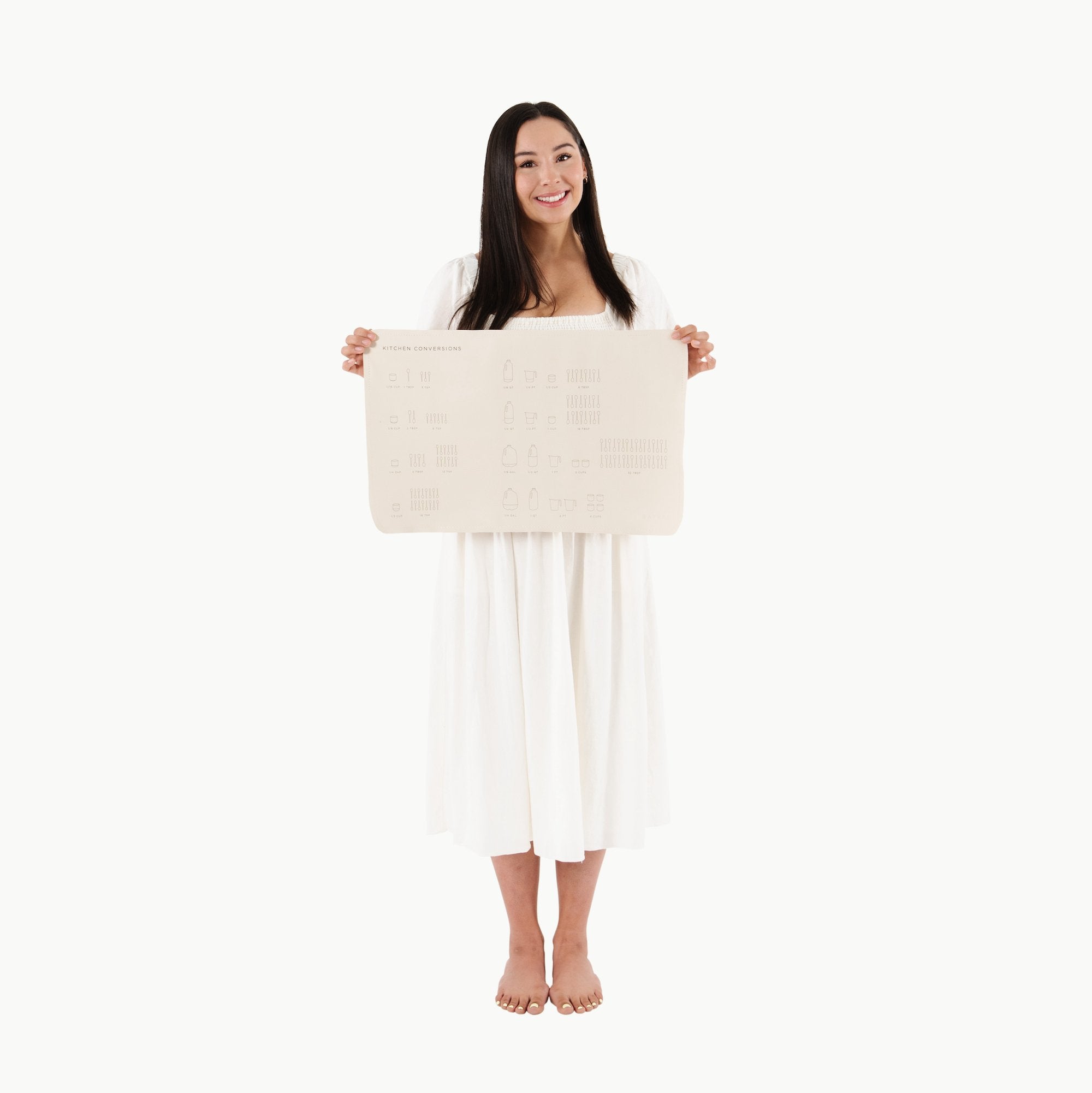 Conversion Chart (on sale)@Woman holding the Conversion Chart Micro mat