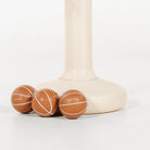Ivory@Close-up of durable basketball hoop designed for young kids