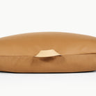 Camel / Square@handle detail of floor cushion