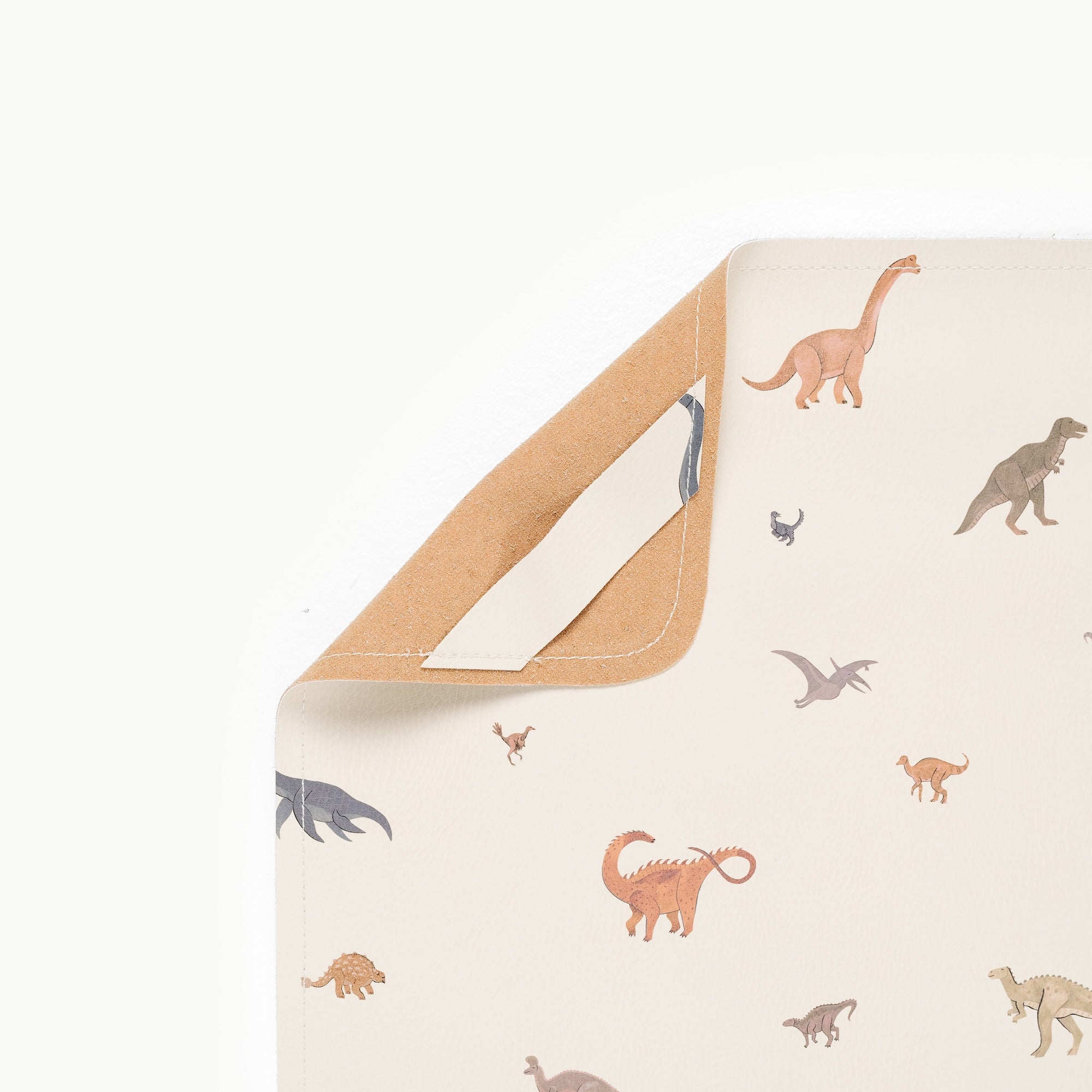 Dinosauria / Square@hanging tab detail of mat