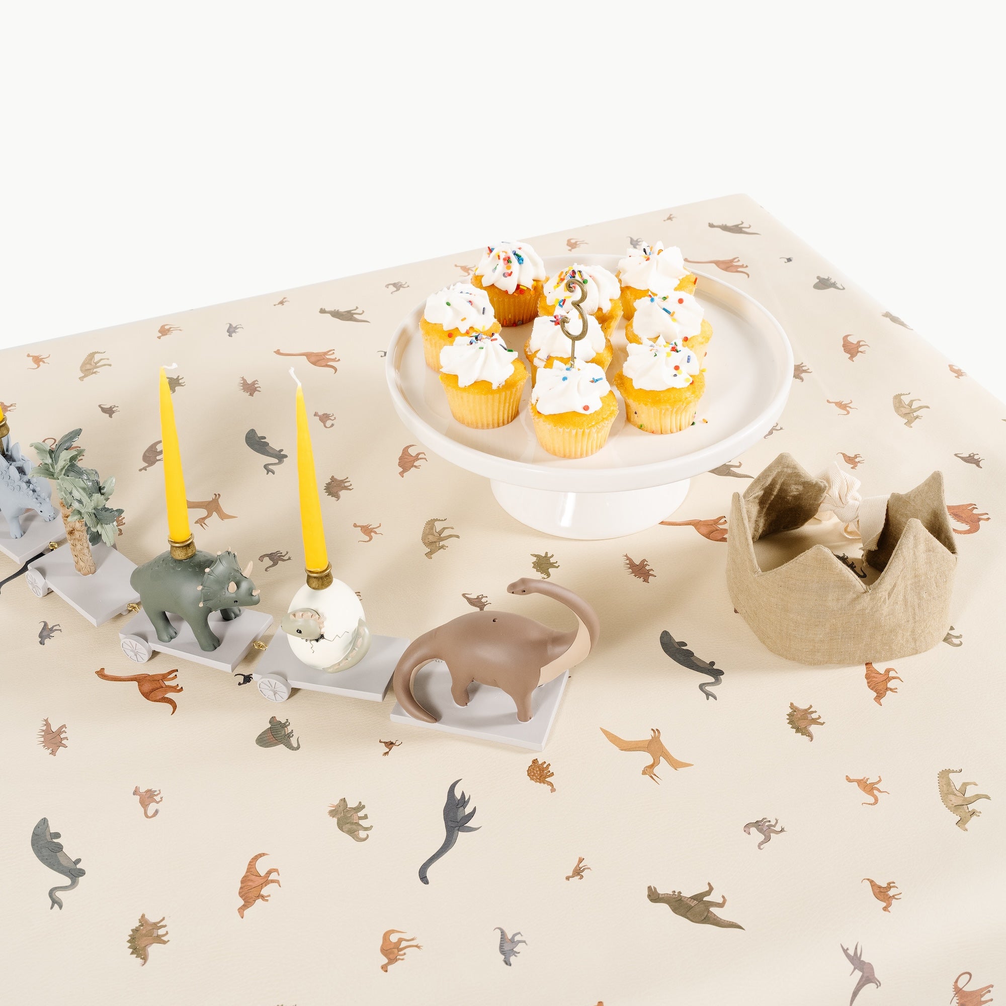 Dinosauria (on sale)@tablecloth with decorations