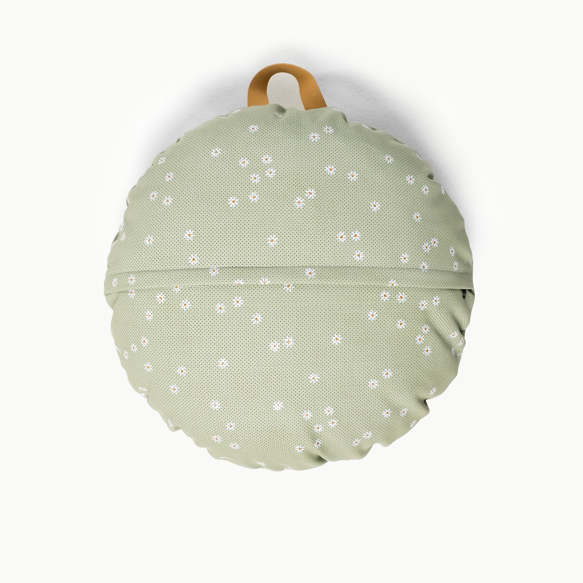 Flora (on sale) / Circle@zipper detail on mini cushion