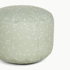 Flora (on sale)@seam deatil on circle pouf