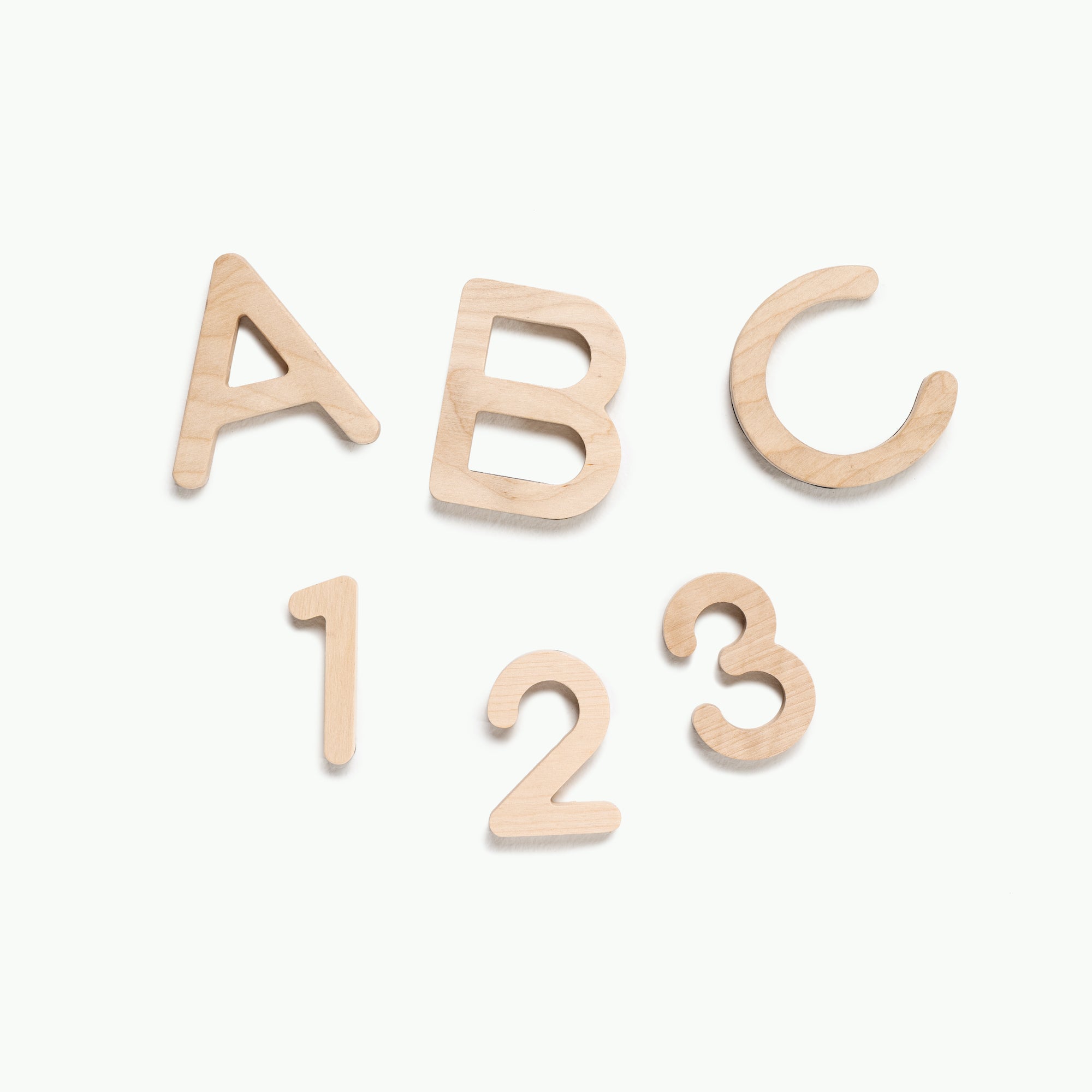 Birch (on sale)@front side of wooden numbers