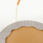 Stone Stripe Scallop@Children’s indoor trampoline with modern design for active play at home