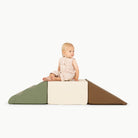 Espresso • Ivory • Thyme@kid playing on the Mini Climber Playset