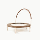 Espresso@Minimalist kids trampoline designed to fit beautifully in shared living spaces