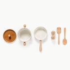 Camel@play cooking set all lined up