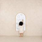 Beech@Wall-mounted arched chalkboard for kids’ art and creative expression