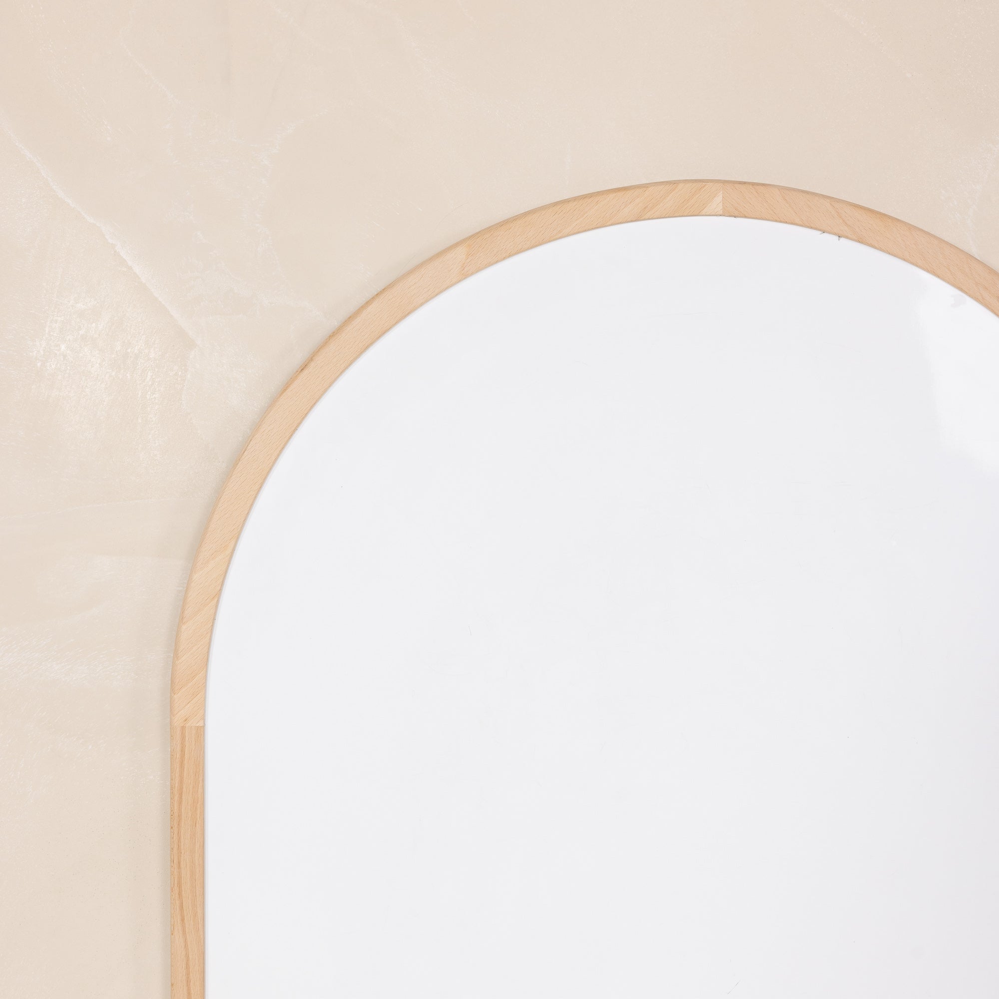 Beech@Premium wooden kids chalkboard with smooth bullnose edge and arched shape