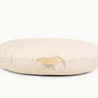 Ivory / Circle@handle detail of the Ivory Circle Floor Cushion
