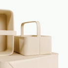Ivory@Handle detail of Small Ivory Caddy