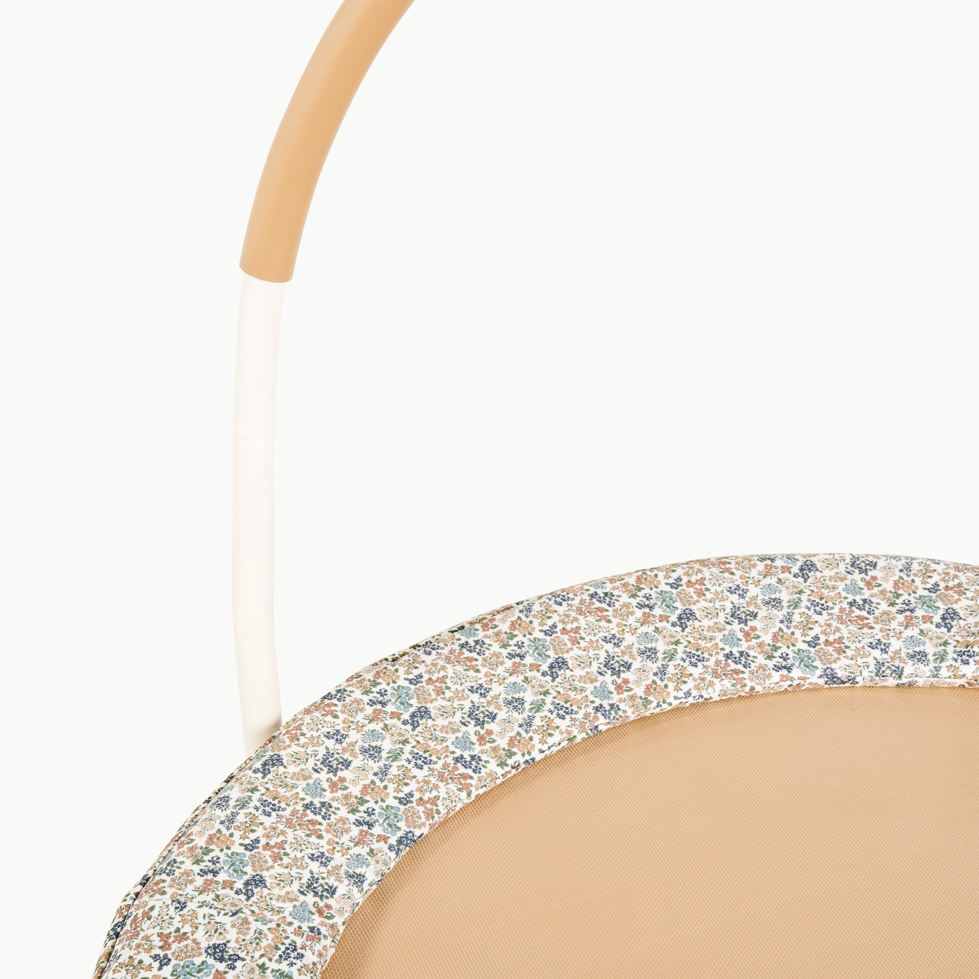 Joanna Bloom@Close-up of durable indoor trampoline designed for toddlers and young children