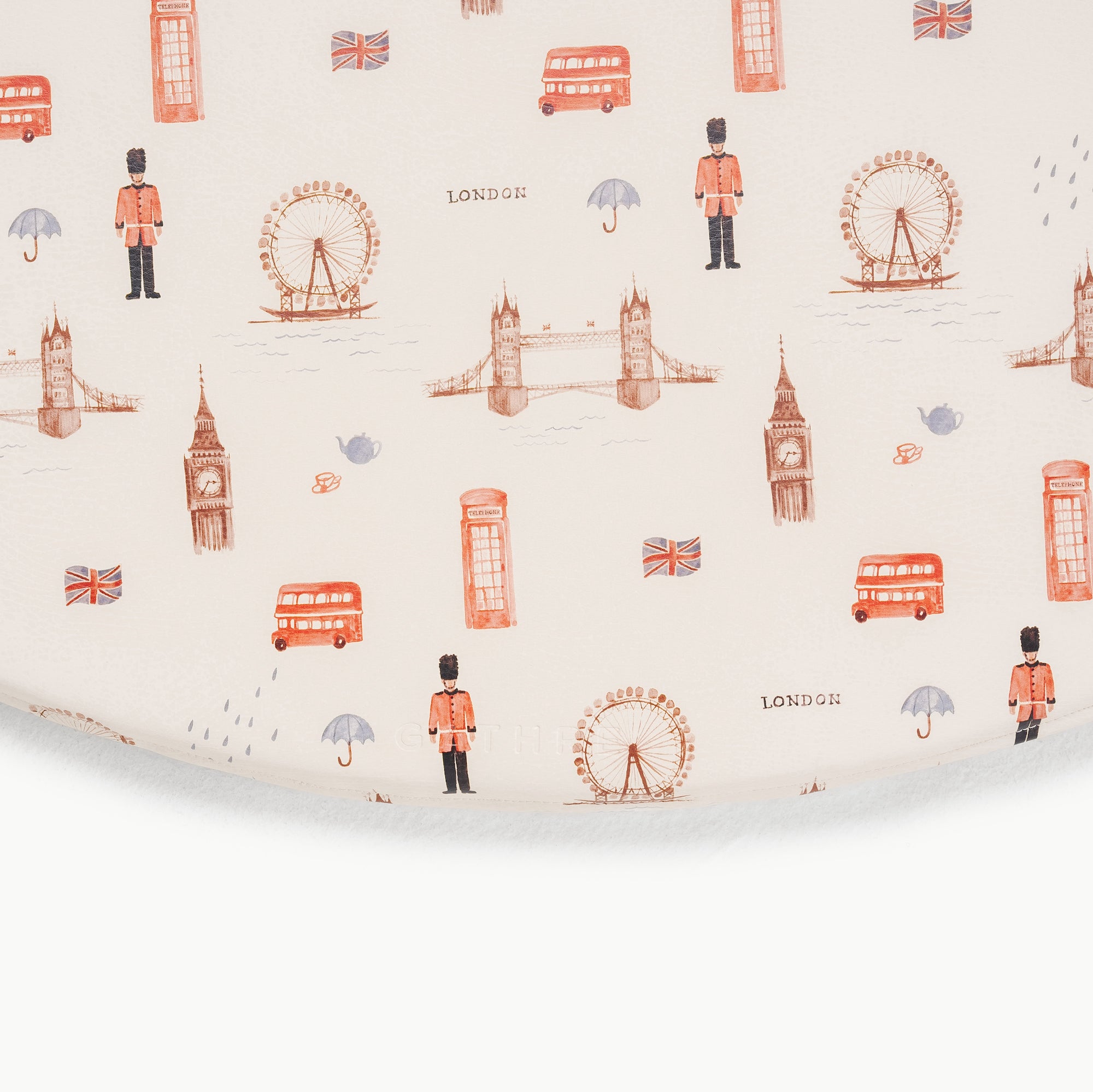 London (on sale) / Circle@gathre deboss on the london padded circle mat