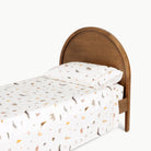 Menagerie@Soft cotton kids sheet set on child bed