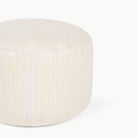 Pinstripe (on sale)@circle pouf detail image