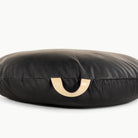 Raven (on sale)/ Circle@handle detail of the Raven Circle Floor Cushion 
