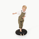 Raven (on sale)/ Circle@Little boy playing on the Raven Mini Circle Floor Cushion 