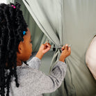 Seagrass (on sale)@kids tying the rollic by gathre 3-in-1 playroom bundle play tent curtain