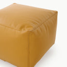 Saffron (on sale)@edging detail on a square pouf