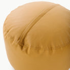 Saffron (on sale)@zipper detail on pouf