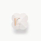 Ivory (on sale)@Heirloom wooden shape sorter with scalloped design and carry handle