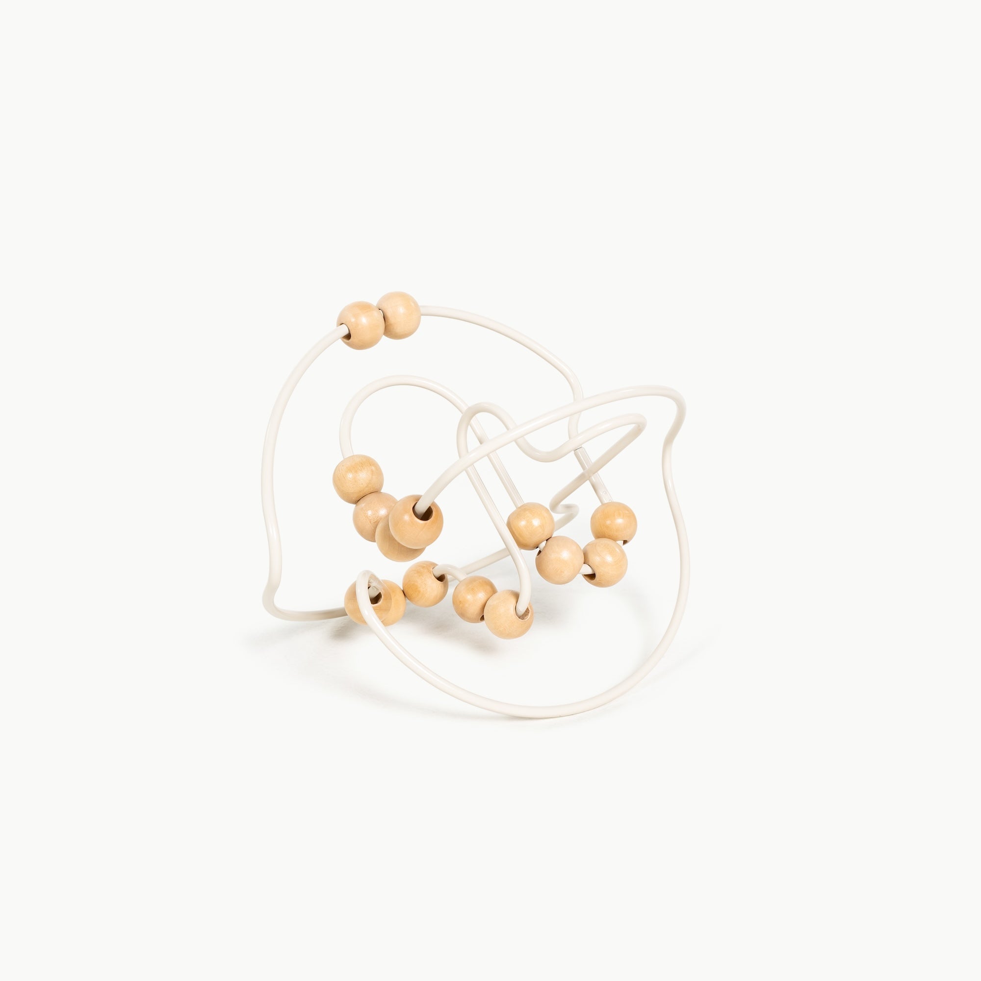 Ivory / Circle@Home-friendly bead maze supporting visual tracking and movement