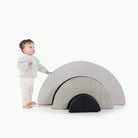 Gull • Stone Stripe • Raven (on sale)@kid playing on Stone Stripe Arc Playset