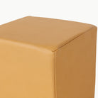 Camel • Ivory@Detail shot of seam on Camel Cubes