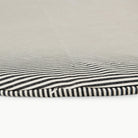 Stone Stripe@Zipper on stone stripe padded midi circle