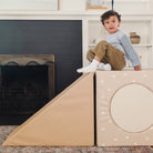 Mickey Mouse (on sale)@Kid playing on the Mickey Mouse Block Playset