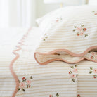 Briar Floral@Kids cotton sheet set with playful illustrations
