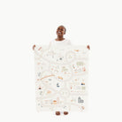 Boulevard@Woman holding the Boulevard Mini+ Mat