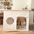 Ivory (on sale)@kids playing in the modern play tent